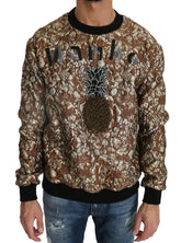 Dolce & Gabbana Multicolor MAMBO Jacquard Pineapple Pullover Sweater -   -  Dolce & Gabbana.